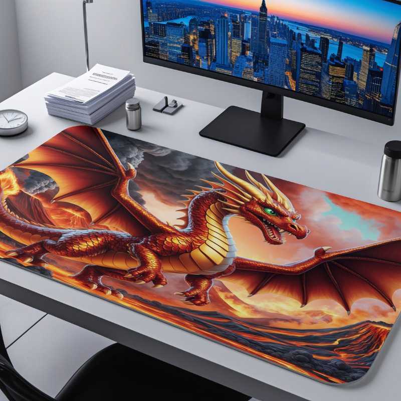 Polyester Desk Pad, 23.6x13.8