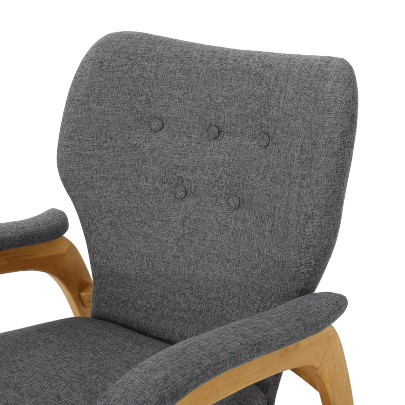 Chaise berçante Saulsberry, Gris