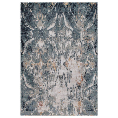Hand Knotted Abstract Area Rug