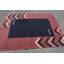 Tapis marocain, tapis rétro, tapis rose 4,7 x 7 pi, tapis turcs, tapis de décoration intérieure