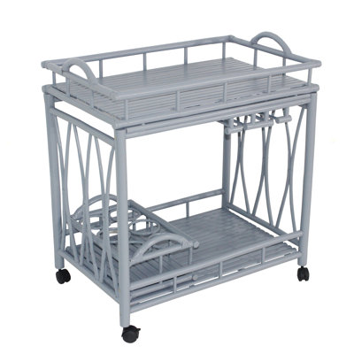 Alesandra Bamboo / Rattan Bar Cart