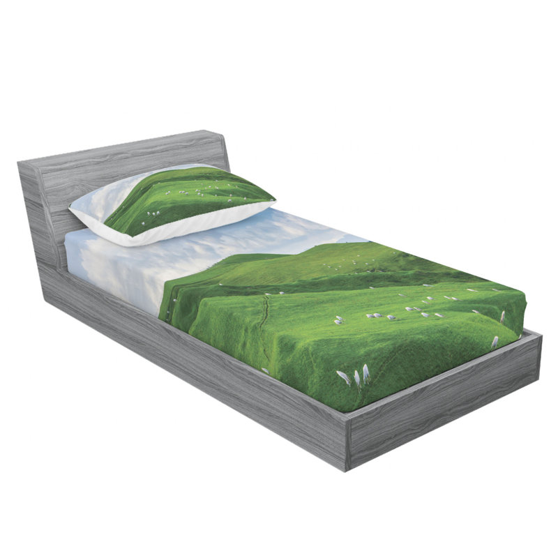 Microfiber Sheet Set, Twin XL Sheet Set with Fitted Sheet
