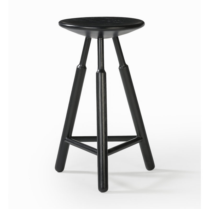Tabouret de comptoir Finial, Noir