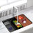 26.8'' L Single Bowl Stainless Steel Kitchen Sink