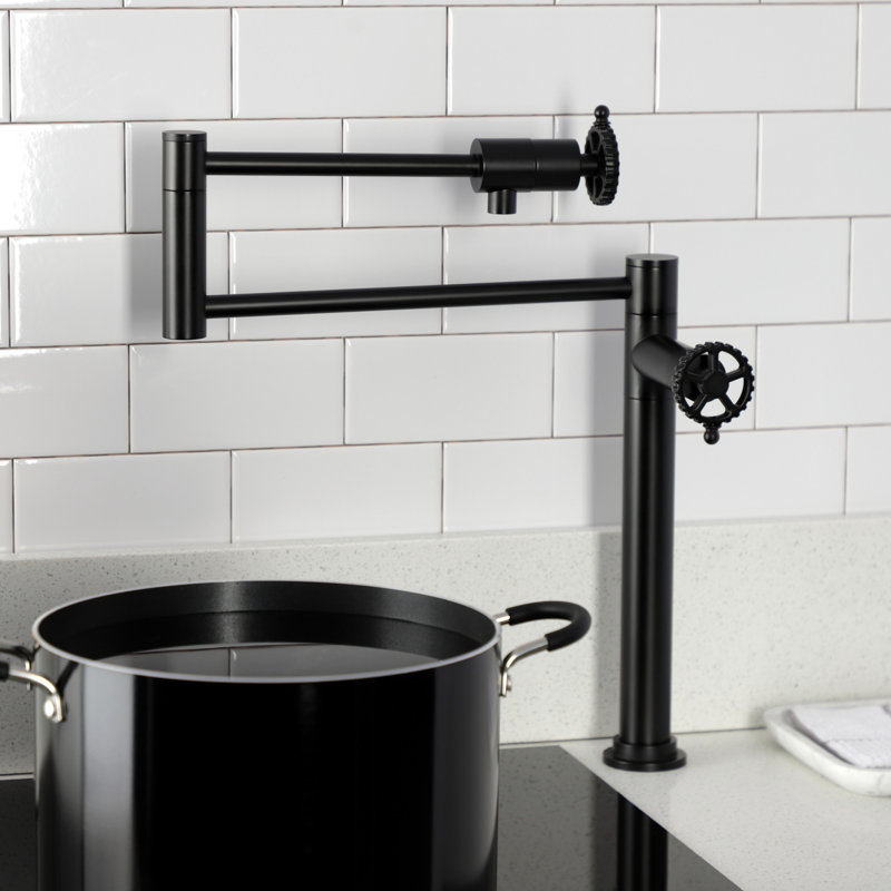 Robinet remplisseur Kingston, Noir mat