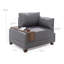 Canapé modulaire rembourré 39,4 po Elliet-634369576