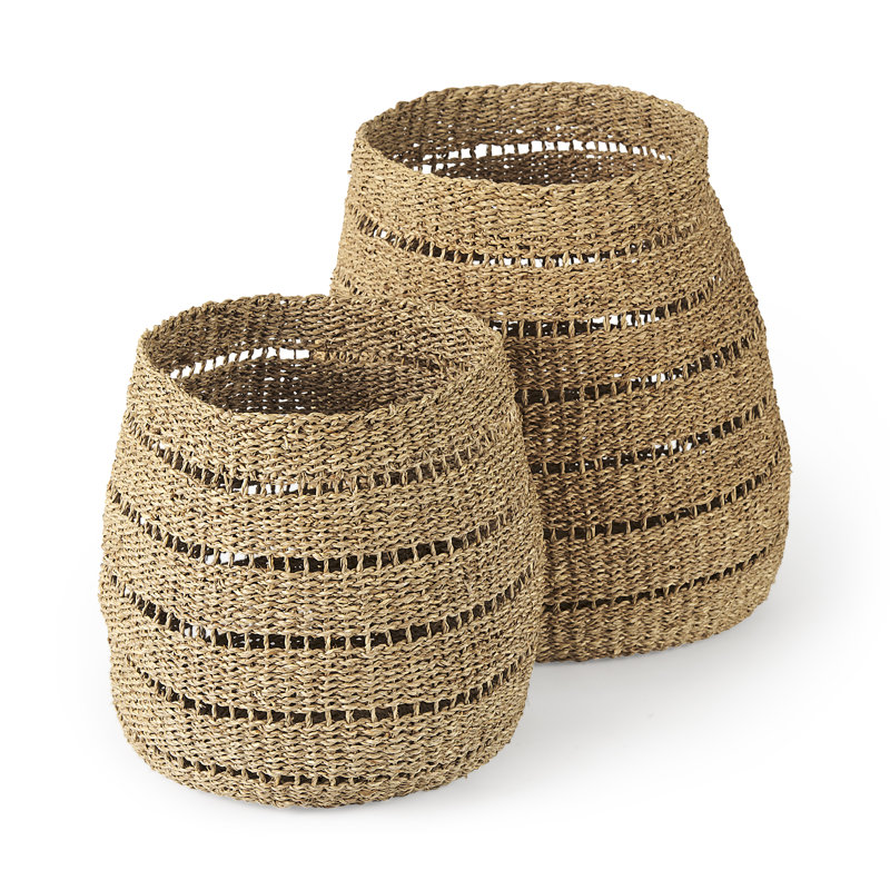 Ensemble de 2 paniers en ruppie maritime