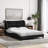 Bed Frame without Mattress Hvar Dark Grey 140x190 cm Fabric-2030857295-2070905452