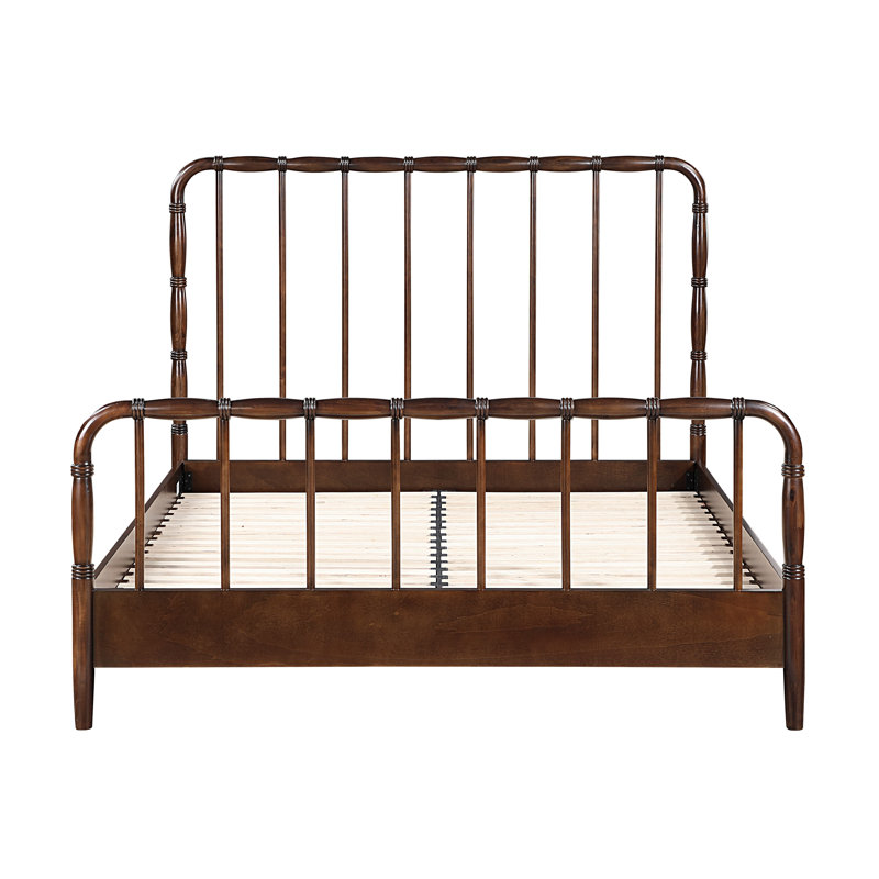 Winston - Lit complet - Grand - Finition noyer, Grand