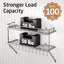 Wall Mounted Pot Rack Kitchen 30 Inch 2-Tier Wall Shelf with 12 Hooks-110600837