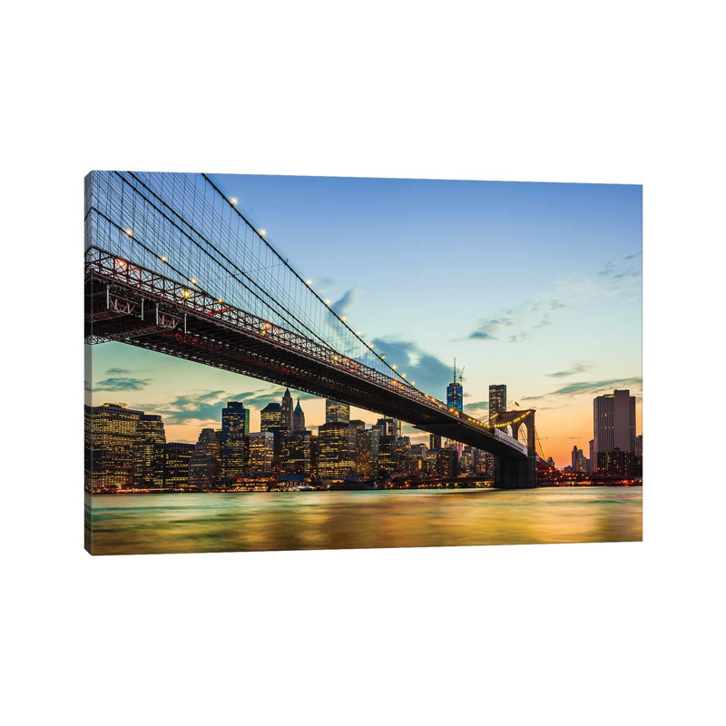 Bridge I by Glenn Taylor - Wrapped Canvas Painting, 20.32 cm H x 30.48 cm W