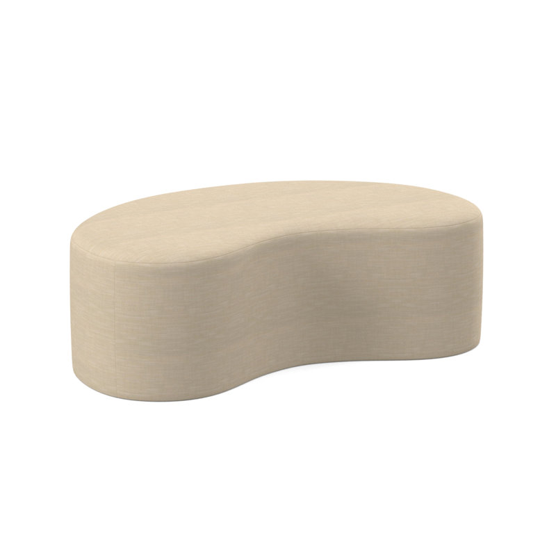 Balance Upholstered Ottoman, UV-Rollo Linen