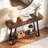 40 inch Console Table for Entryway with Storage Shelf, 2-Tier Hallway Table for Entrance