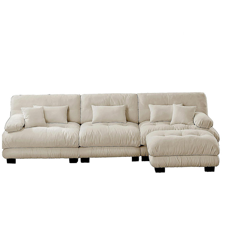 Canapé modulaire Luxury Luxury, Café clair