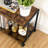13'' H x 16.5'' W Under Desk Mobile Printer Stand