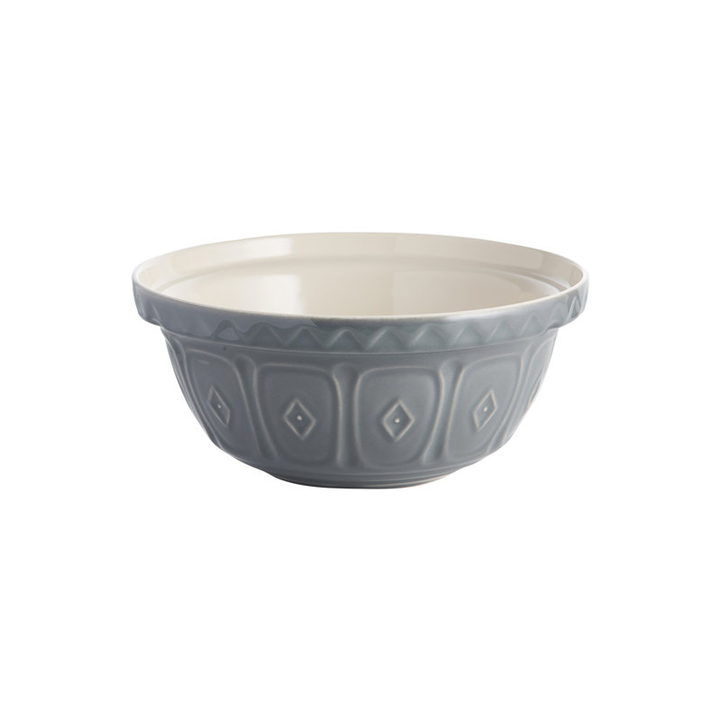 Colour Mix, Mixing Bowl, Grey, 24cm