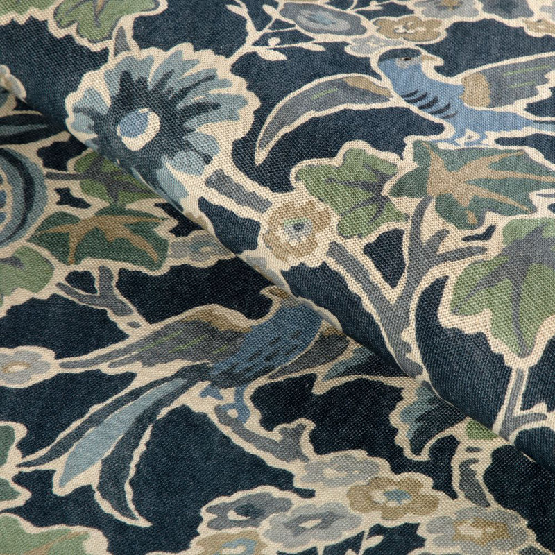 Posy Print, Blue/Green