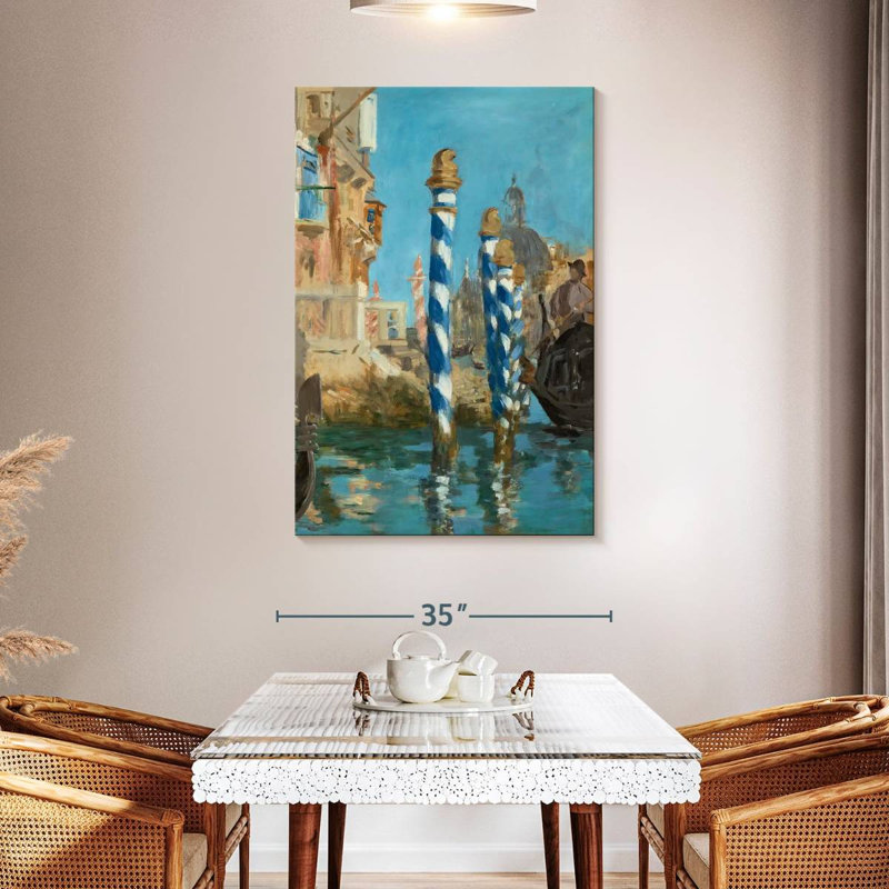 Aime le Grand Canal 1874, H 48 po x l 32 po