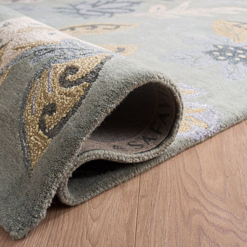 Arber Jardin Hand Tufted Wool Floral Rug, Rectangle 8' x 10'