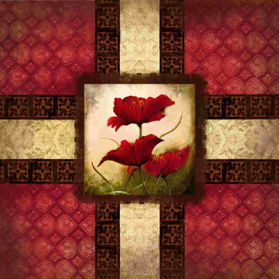 Nested Flower 2 - Wrapped Canvas Painting