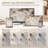 Modern Abstract Neutral Soft Carpet for Bedroom Dining Room Under Kitchen Table Home Office Decor-1656999876