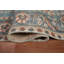Tapis bleu délavé traditionnel 10 x 12