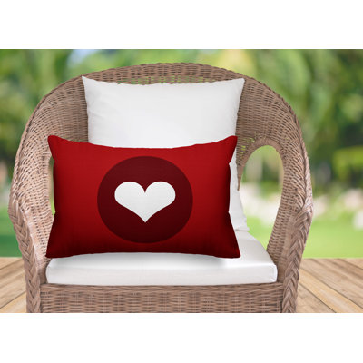 Sweet Outdoor Reversible Throw Pillow