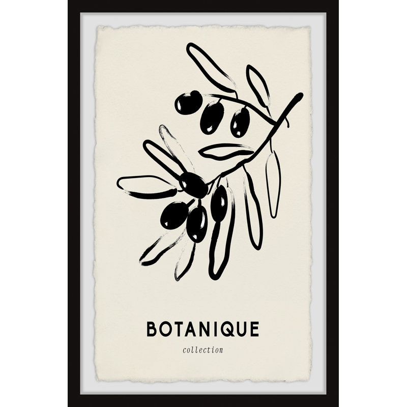 «The Botanique Collection», reproduction encadrée, H 12 po x l 8 po x P 1,5 po