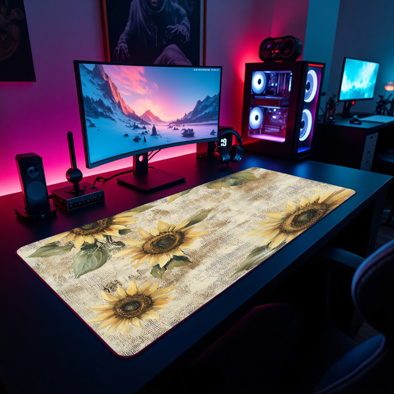 Polyester Desk Pad, 31.5x15.5