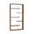 Furnish Home Store Wood Frame Etagere Open Back 6 Shelves Bookcase Industrial Bookshelf for Office and Living Rooms Modern Bookcases Large Bookshelf Organizer-1377380134