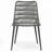 Beachside 21"H Aluminum Frame Upholstered Outdoor Dining Chair with Removable Cushions (Set of 2)