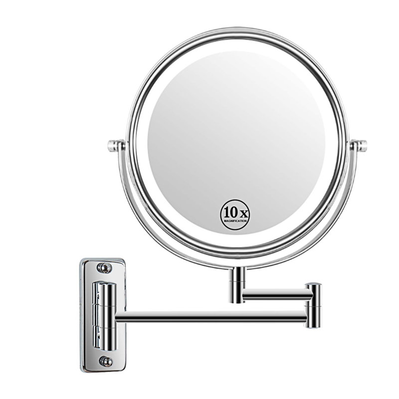 Miroir mural Aalanah, Chrome