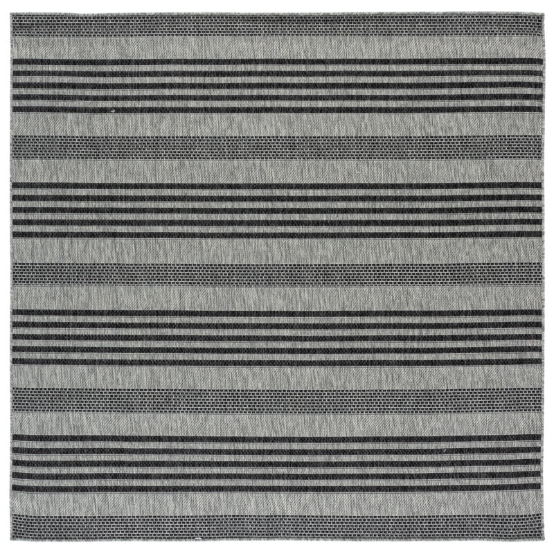 Tapis intérieur / extérieur Gonsalve Performance Performance, Carré 6 pi 7 po