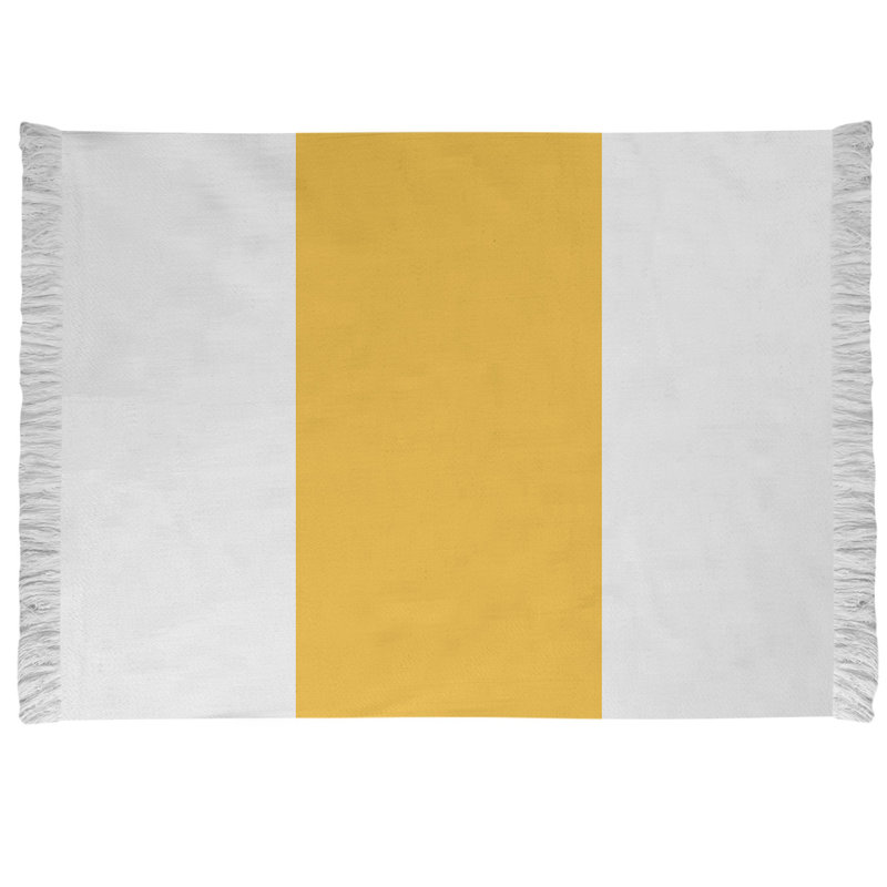Tapis dorée rayures or national hockey, Oui