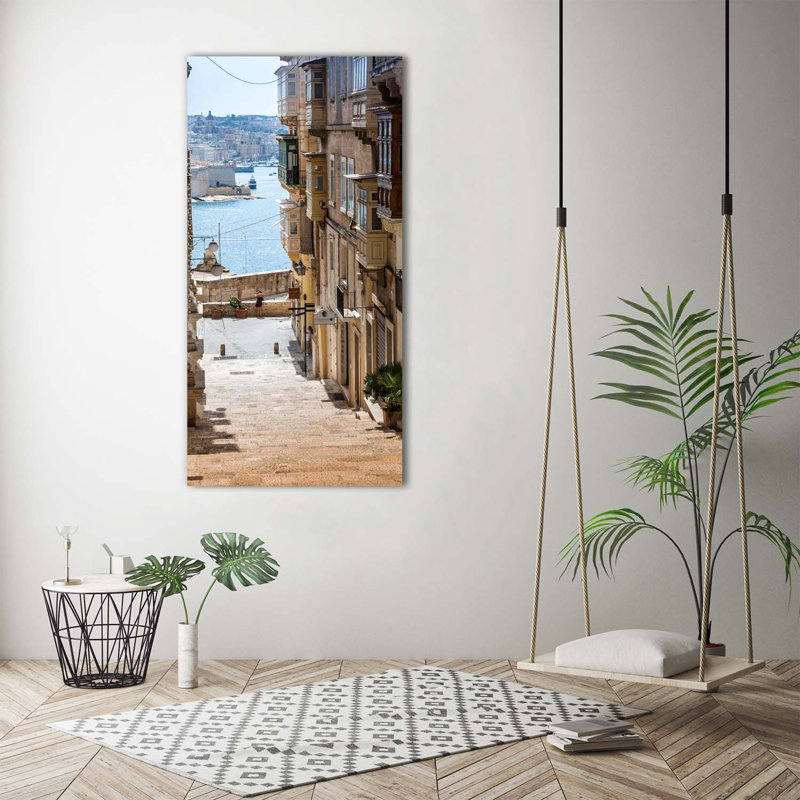 Streets In Malta - Wrapped Canvas Print