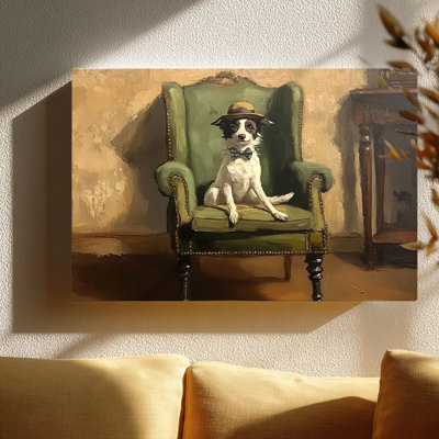 Cadre tendu pour chien Gentleman