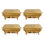 4PCS Tabletop Stainless Steel Rectangular Chafing Dishes Buffet Warmer Set