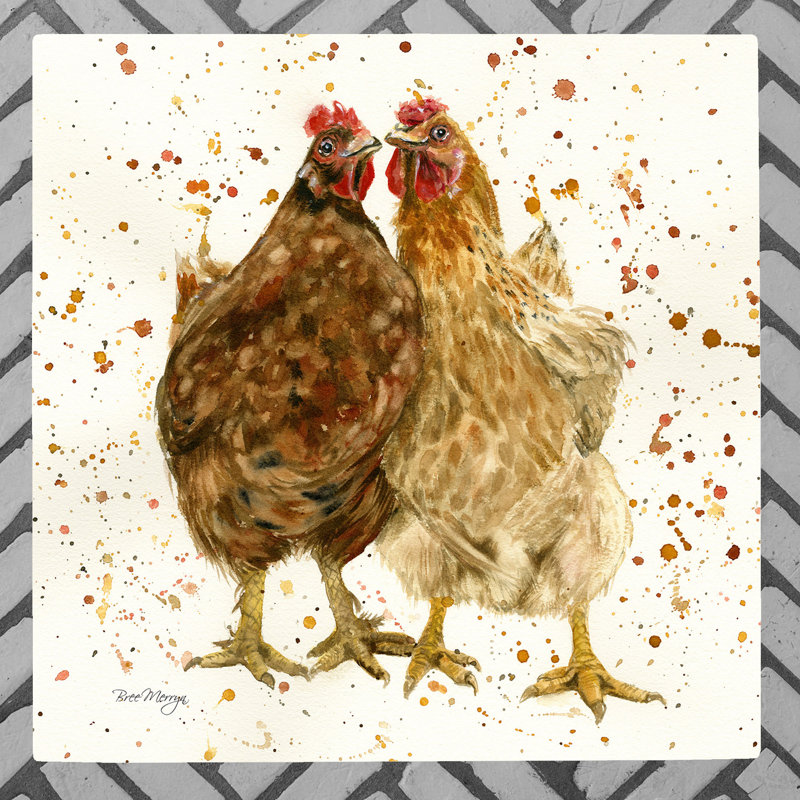 BREE MERRYN Farmhouse People Wall Decor on Ceramic / Porcelain