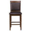 Chaise de comptoir rembourrée (ensemble de 2)