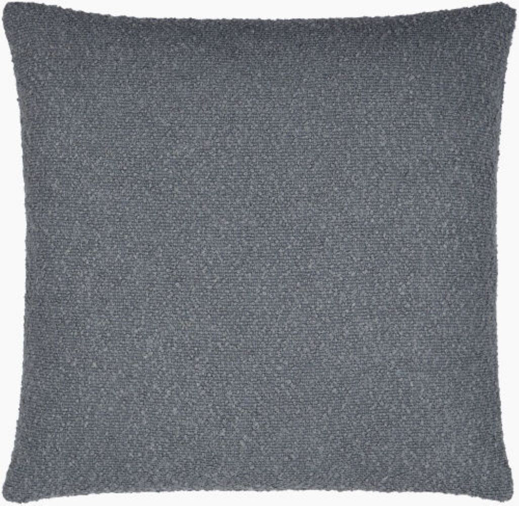 Amalfi Boucle Throw Pillow, Pillow Cover Only - No Insert, 20" x 20", Gray