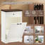 Armoire à ordures inclinable avec tiroir