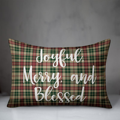 Plaid Throw Pillow