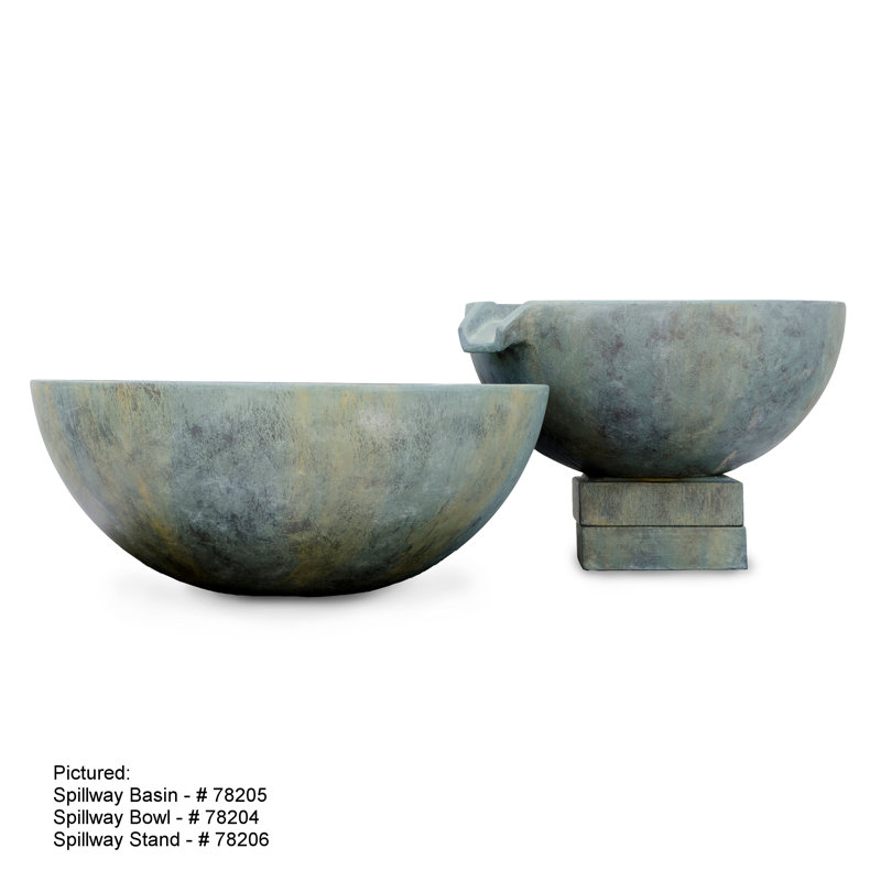 Fontaine de bassin Spillway, 40 po