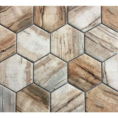 Glass Honeycomb Mosaic Wall & Floor Tile