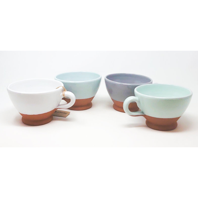 Jaycie Ceramic Soup Mug, Grey