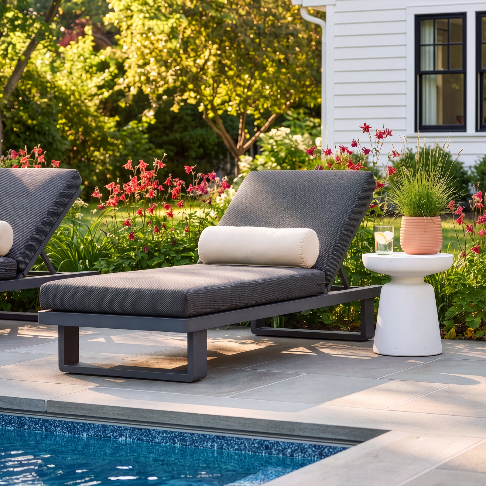 36" Sunbrella® Patio Chaise Lounge