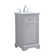 Hermes 19'' Single Bathroom Vanity with Carrara Marble Top