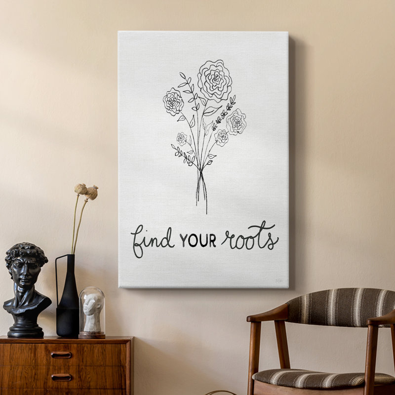 «Find Your Roots S croquis» - galerie sur mesure Cavas, H 12 po x l 8 po
