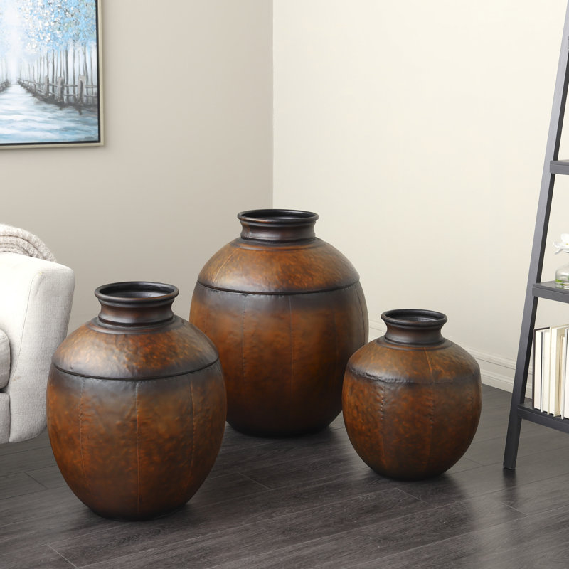 Ensemble de vases bruns Sonnfried