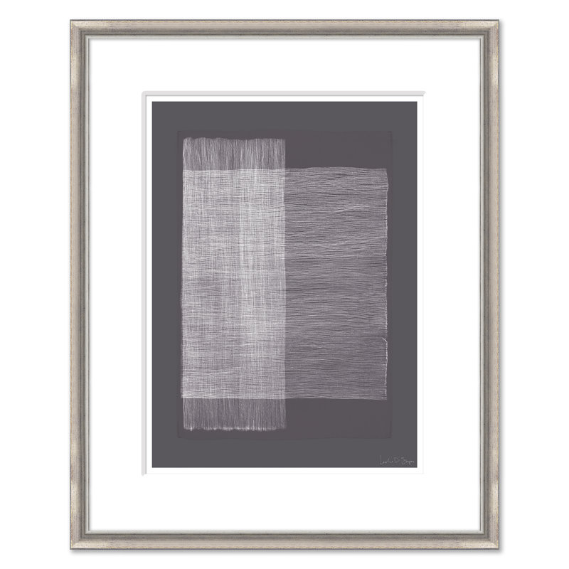 Plum Crosshatchings, Small IV Print by Leslie Snipes
